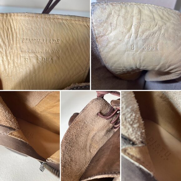 BED STU Manchester Distressed Leather Riding Boots BEDSTU Size 8 - Picture 12 of 16